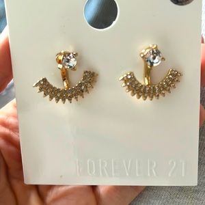 Forever 21 Costume Crystal Earrings